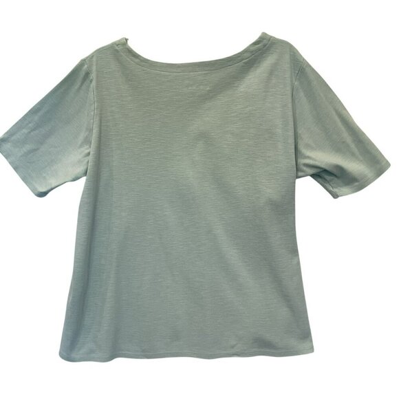 Orvis Short Sleeve Tee Women's XL Roomy Fit Cotton Pullover Crew Neck Turquoise - Picture 5 of 11